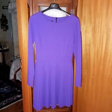 Abito plissetato viola