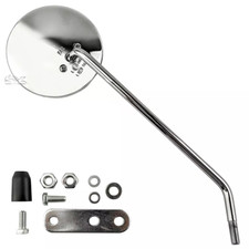 SPECCHIETTO SPECCHIO DESTRO CROMATO FAR PER VESPA PX 125 150 200