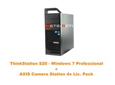 €550+IVA Lenovo ThinkStation S20 500GB SATA AXIS Camera Station 4xLic. Win 7 PRO