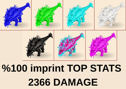 Ankylosaurus 2366 dmg 100 - 2366, %100