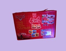 CARS 4 IN 1 GIOCO IN SCATOLA ROMPICAPO PUZZLE MEMORY