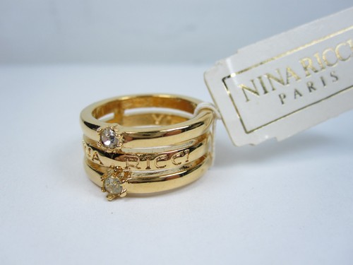Anello nina ricci placcato oro - ricci,