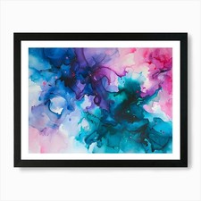 Abstract Watercolor Painting
