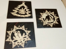 DECORAZIONI  IN LEGNO PER ALBERO DI NATALE (s30)