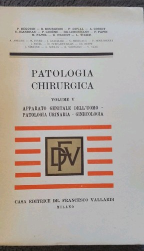 Patologia chirurgica vol - -,