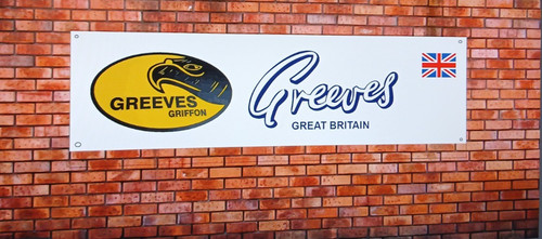 Greeves grifone striscione - greeves,