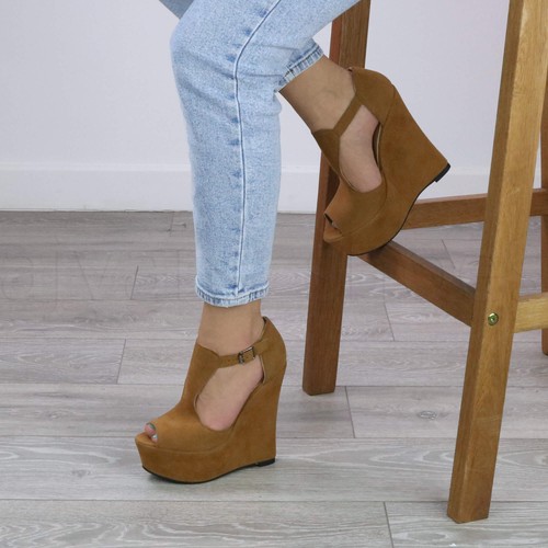Sandali donna tacco alto zeppa - sandali,