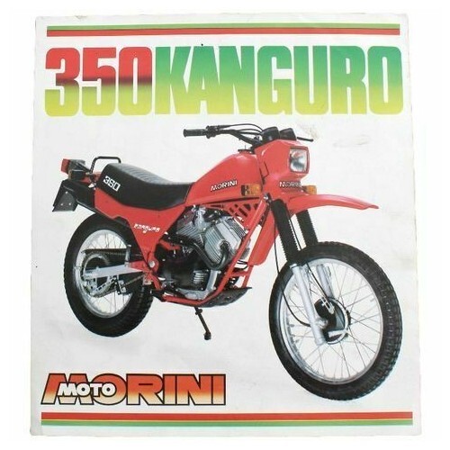 Depliant moto morini 350 - depliant,