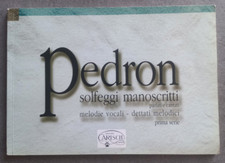Pedron SOLFEGGI MANOSCRITTI