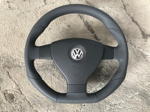 Volante pelle grigio - volante, gti