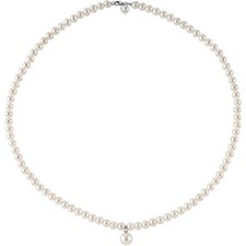 Collana Bliss da donna con perle e oro bianco 20068737
