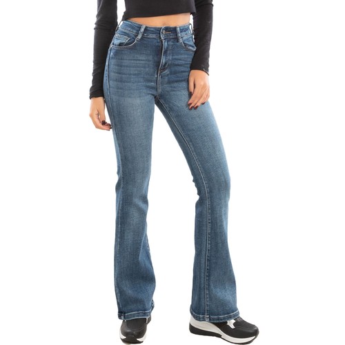 Jeans zampa donna vita alta - zampa,