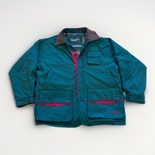 Vintage Timberland Weathergear Jacket Mens L Barn Chore Parka Y2k 90s Green