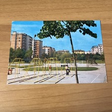 CARTOLINA COLORI VINTAGE COLLEZIONE BRESSO CAMPI GIUOCHI 
