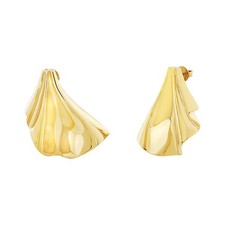 Orecchini Breil Plissè Dorati