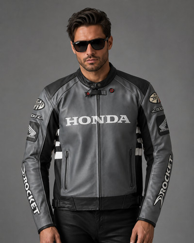 Giacca pelle bovina - , uomo