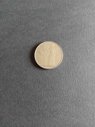 Moneta italia 100 - italia, 1960