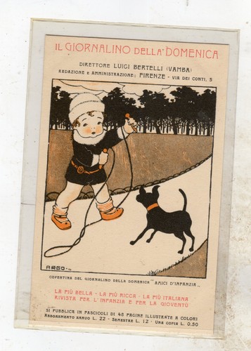 Cartolina pubblicitaria il - pubblicitaria,