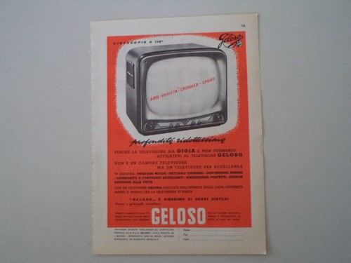 Advertising pubblicità 1959 - advertising,