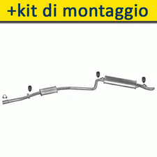 FIAT SEICENTO HATCHBACK 1.1 54HP 1998-2004 Silenziatore Marmitta Posteriore+