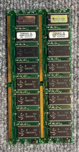 512mb 2x256mb 2700 - 512mb,