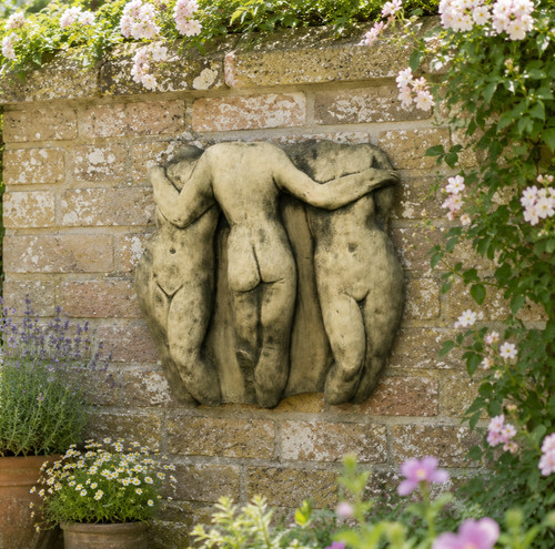 Three graces wall plaque - graces, in