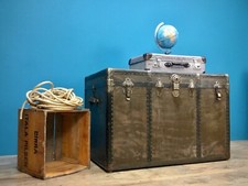 BAULE DA VIAGGIO AMERICA N.Y. PIROSCAFO REX NAVE GENOVA TRANSATLANTICO TITANIC