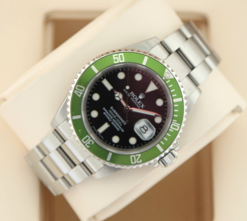 Rolex submariner date 16610lv - rolex,