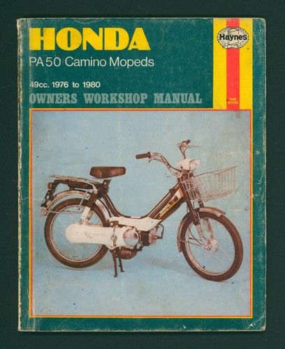 Manuale honda pa50 camino - pa50,