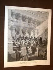 Il banchetto di Baldassarre Dalla Sacra Bibbia illustrata da Gustavo Doré