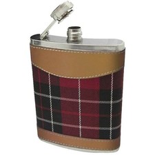 FIASCHETTA BORRACCIA IN ACCIAIO LIQUORI VINO CON TAPPO A VITE