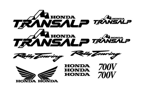 Adesivi moto honda transalp - moto,