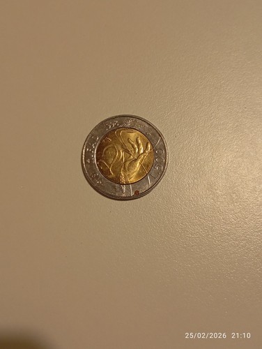 Moneta 500 lire - lire, ifad