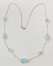 Collana in argento 925 rodiata