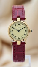 Cartier Vendome Tank Vermeil Quarzo 590004 Documenti Originali + Scatola