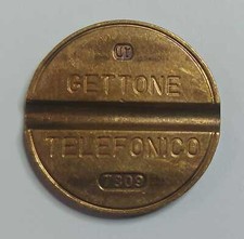 Gettone telefonico con - gettone,