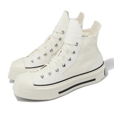 Converse Chuck 70 De Luxe Squared Beige Black Men Unisex Casual Shoes A06436C