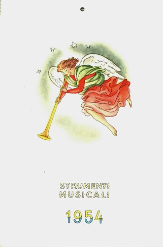 Calendario anno 1954 - anno,