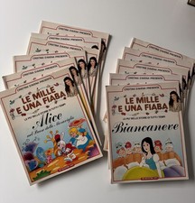 Cristina D'AVENA - LE MILLE E UNA FIABA 11 VOL  BROSSURATI 1989 illustrati Rari