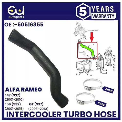Tubo turbo intercooler - turbo,