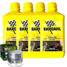 Kit Tagliando Olio Bardahl XT4S 10W60 + Filtro Per BMW R1150 RS SE 2002>2005