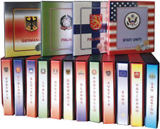 CARTELLA ALBUM RACCOGLITORE CON CUSTODIA PER LA COLLEZIONE SPECIALIZZATA MONETE