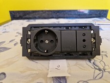 BTICINO LIVING CLASSIC SUPPORTO 4744, SCHUKO 3077 PRESA 10A FALSOPOLO 4500