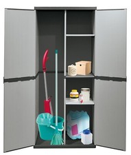 ARMADIO RESINA MOBILE 2 ANTE PORTA SCOPE PORTASCOPE E RIPIANI  H.168X68X39,5