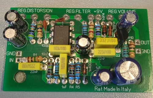 Distorsore chitarra rat chip - chitarra,
