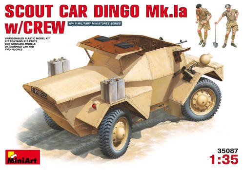 Miniart scout car dingo - 1:35,