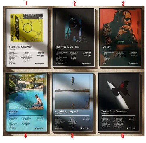 Poster album copertina post - poster,