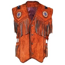 Gilet con frange nativi