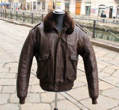 Giubbotto pelle schott vintage - giubbotto,