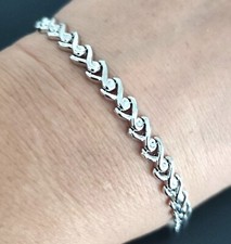 BRACCIALE ORO BIANCO 18KT 750